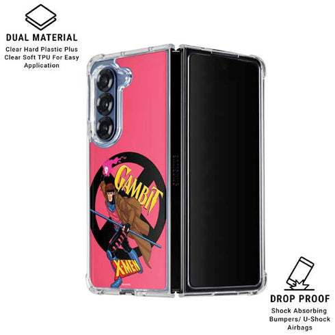 Marvel X-Men Gambit Galaxy Z Fold6 Clear Case